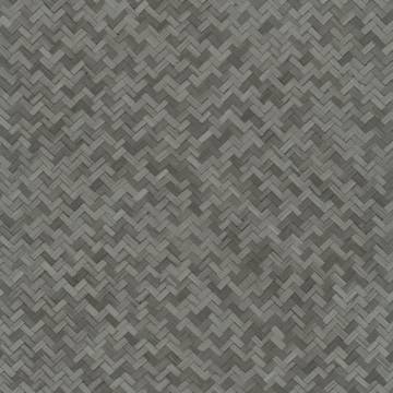 Noordwand Botanica Wallpaper - Rattan Wickerwork Black & Grey