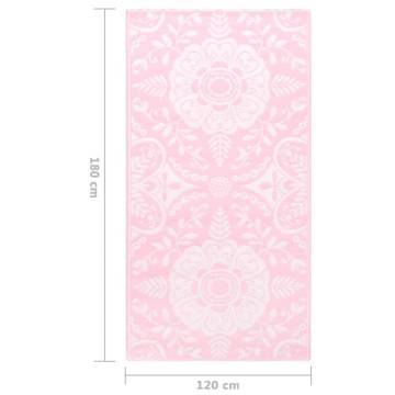 Outdoor Pink Carpet 120x180 cm - Trendy & Stylish