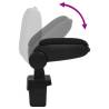 Car Armrest Black - Durable ABS Storage Solution for Vehicles