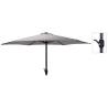 ProGarden Parasol Monica 270 cm - Light Grey Outdoor Umbrella