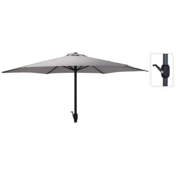 ProGarden Parasol Monica 270 cm - Light Grey Outdoor Umbrella