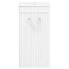 Bamboo Laundry Basket White - Stylish & Functional Storage