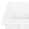 Bamboo Laundry Basket White - Stylish & Functional Storage