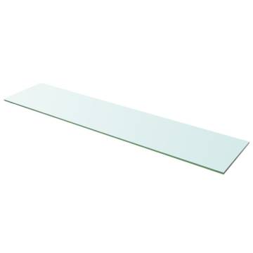 Shelf Panel Glass Clear 110x25 cm - Durable & Stylish Display