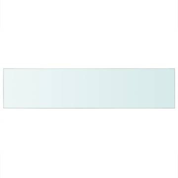 Shelf Panel Glass Clear 110x25 cm - Durable & Stylish Display