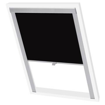 Blackout Roller Blind Black PK08 - Perfect for Velux Windows