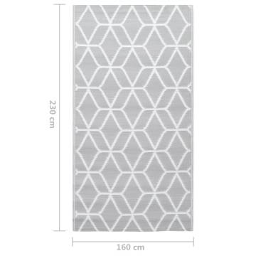 Trendy Grey Outdoor Carpet 160x230 cm | Hipomarket