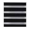 Elegant Black Zebra Blind 70x120 cm - Modern Home Decor