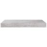 Floating Wall Shelves - 2 Pcs Concrete Grey | HipoMarket UK