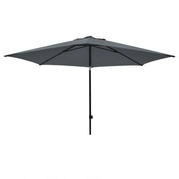 Madison Mykanos 250 cm Grey Parasol - Stylish Garden Shade