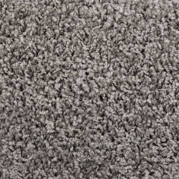 Carpet Stair Treads 15 pcs Grey - Non-Slip & Washable | HiPoMarket