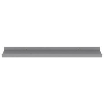 Stylish Grey Wall Shelves - 4 pcs | Hipo Market