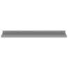 Stylish Grey Wall Shelves - 4 pcs | Hipo Market