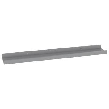 Stylish Grey Wall Shelves - 4 pcs | Hipo Market