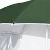 Beach Umbrella with Side Walls - Green 215 cm | HiPoMarket