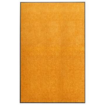 Washable Orange Doormat 120x180 cm - Indoor & Outdoor Use