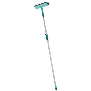 Leifheit 2-in-1 Window Cleaning Brush with Telescopic Handle