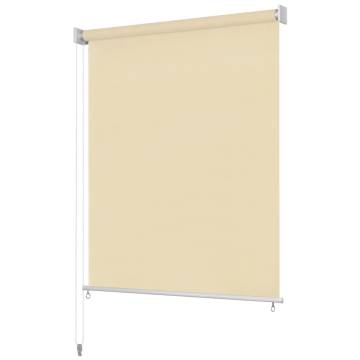 Outdoor Roller Blind 120x230 cm Cream - Privacy & Style