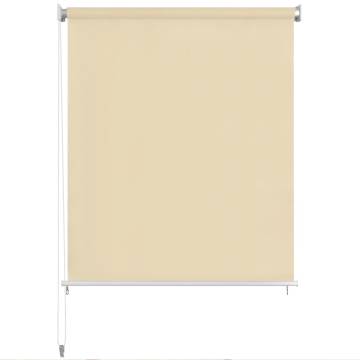 Outdoor Roller Blind 120x230 cm Cream - Privacy & Style