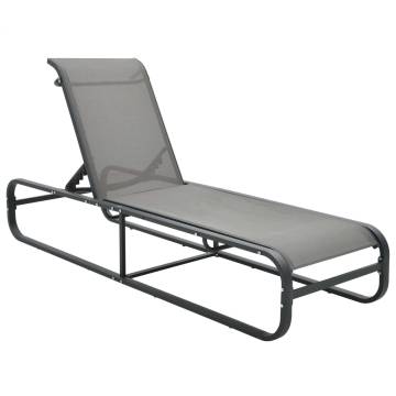 Sun Lounger Aluminium & Textilene - Stylish & Durable Outdoor Bed