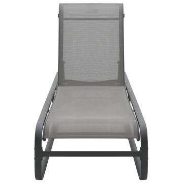 Sun Lounger Aluminium & Textilene - Stylish & Durable Outdoor Bed