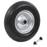 Solid PU Wheelbarrow Wheel with Axle 390 mm – Puncture-Proof