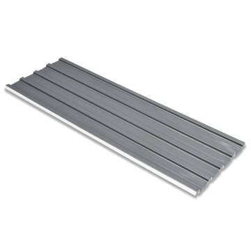 Durable Galvanised Steel Roof Panels - 12 pcs | HipoMarket