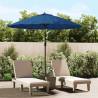 Outdoor Parasol with Aluminium Pole 270 cm Azure Blue Colour azure blue 