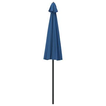 Outdoor Parasol with Aluminium Pole 270 cm - Azure Blue