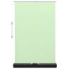 Photography Backdrop Green 97" 4:3 - Durable & Portable