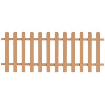 Picket Fence WPC 200x80 cm - Durable Garden Barrier