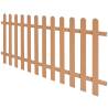 Picket Fence WPC 200x80 cm - Durable Garden Barrier