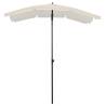 Garden Parasol with Pole 200x130 cm - Sand | Hipo Market