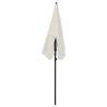 Garden Parasol with Pole 200x130 cm - Sand | Hipo Market