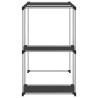 Storage Rack Over Washing Machine - Black Iron (87x55x90.5 cm)