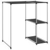 Storage Rack Over Washing Machine - Black Iron (87x55x90.5 cm)