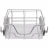 Pull-Out Wire Baskets 2 pcs Silver 400 mm - Durable Kitchen Storage