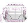 Pull-Out Wire Baskets 2 pcs Silver 400 mm - Durable Kitchen Storage