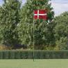 Denmark Flag and Pole 5.55 m Aluminium Size 5.55 m Flag denmark 