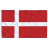 Denmark Flag & Pole Set - 5.55m Aluminium Flagpole