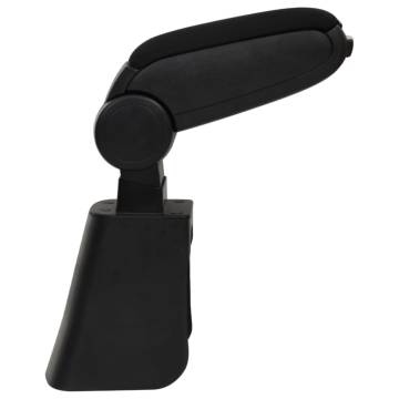 Car Armrest Black - Stylish & Adjustable Storage Solution