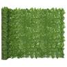 Balcony Screen with Green Leaves 500x150 cm Colour green Size 500 x 150 cm 