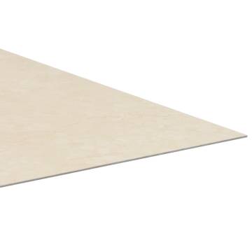 Self-Adhesive PVC Flooring Planks - 20 pcs Beige | HipoMarket