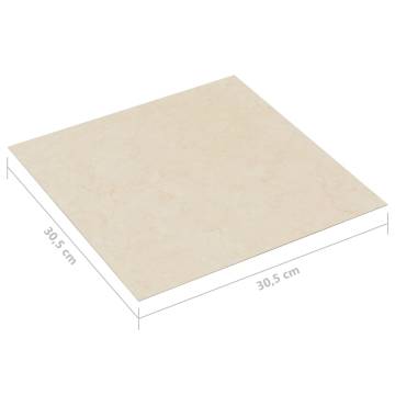 Self-Adhesive PVC Flooring Planks - 20 pcs Beige | HipoMarket