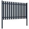 Anthracite Fence Panel 174.5x100 cm - Durable Steel Design