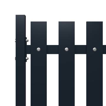 Anthracite Fence Panel 174.5x100 cm - Durable Steel Design