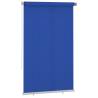 Outdoor Roller Blind 140x230 cm Blue HDPE Colour blue Size 140 x 230 cm 