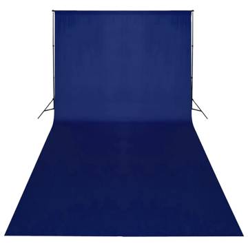 Backdrop Cotton Blue 600x300 cm - Ideal for Chroma Key Projects