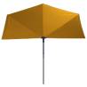 Madison Balcony Parasol Sun Wave 270x150 cm - Golden Yellow