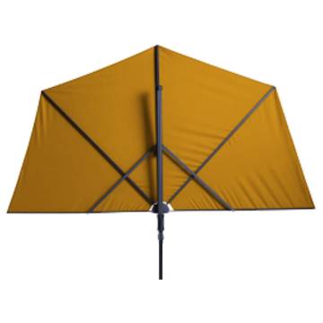 Madison Balcony Parasol Sun Wave 270x150 cm - Golden Yellow